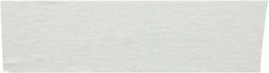 White adhesive paper tape isolated on white background