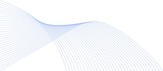 Fototapeta premium 추상적은 파장 웨이브 선 일러스트 그래픽 부드러운 라인물결 배경 장식 보고서 비즈니스