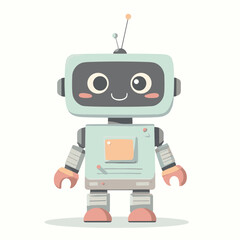funny cartoon robot