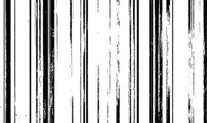 Distorted Black and White Vertical Grunge Stripes Abstract Texture Vector