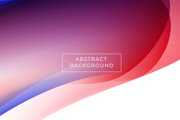 Abstract Light Red Wave Gradient Curve Background