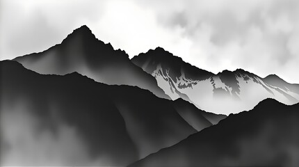 vector graphic of international mountain day good for international mountain day celebration. flat design. flyer design.flat illustration.