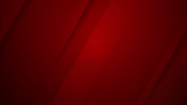 Red business abstract background geometric shape animation futuristic modern style