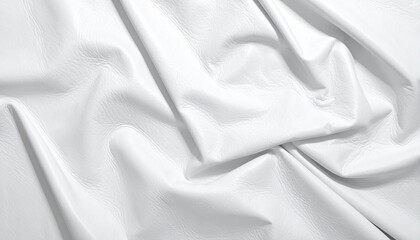 Fototapeta premium 白い動物皮革のバックグラウンド、