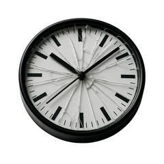 Broken Wall Clock – Concept of Time and Fragility