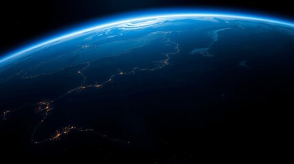 Fototapeta premium View of planet Earth from Space_11