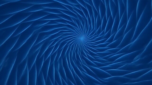 Abstract Blue Swirling Geometric Pattern Motion Background Seamless Loop