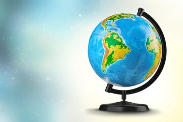 Naklejka premium Vintage classic school earth globe
