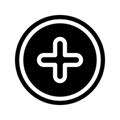 Fototapeta premium Add Icon Vector Symbol Design Illustration