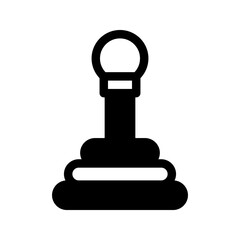 Stick Shift Icon Vector Symbol Design Illustration