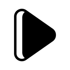 Obraz premium Play Icon Vector Symbol Design Illustration