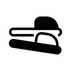 Slipper Icon Vector Symbol Design Illustration