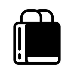 Shopping Bag Icon Vector Symbol Design Illustration