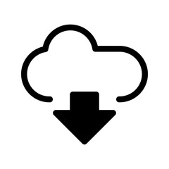 Fototapeta premium Download Icon Vector Symbol Design Illustration