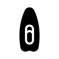 Surfing Board Icon Vector Symbol Design Illustration