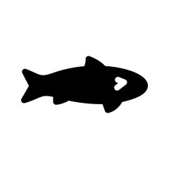 Sardine Icon Vector Symbol Design Illustration