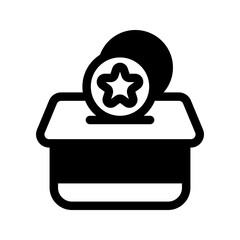 Donation Icon Vector Symbol Design Illustration