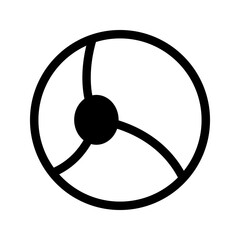 Ball Icon Vector Symbol Design Illustration