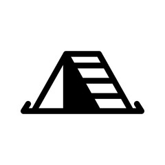 Tent Icon Vector Symbol Design Illustration