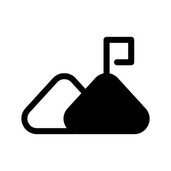 Goal Icon Vector Symbol Design Illustration