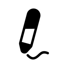 Pencil Icon Vector Symbol Design Illustration