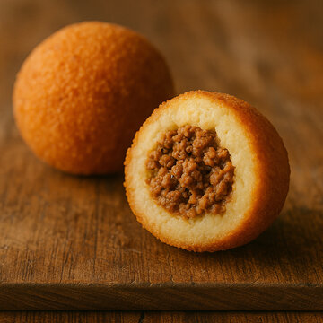 Cuban Stuffed Potato Ball with Ground Beef Filling