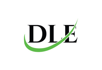 DLE Letter Modern  Monogram Logo | Minimal monogram initials vector logo Design.