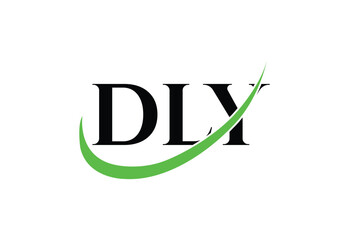 DLY Letter Modern  Monogram Logo | Minimal monogram initials vector logo Design.