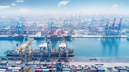 import export harbor, container shipping