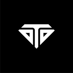 Luxury Letter T logo , Diamond T logo Element	
