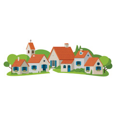 vector illustration of a house