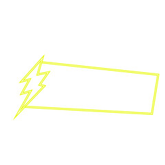 Neon Flash Sale Frame Banner