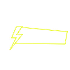 Neon Flash Sale Frame Banner