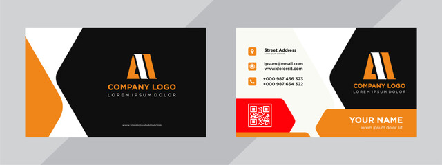 Professional corporate business card template