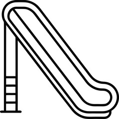 escalator icon outline icon vector illustration