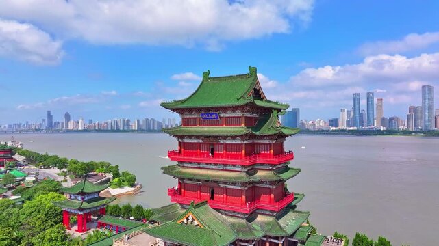 Tengwang Pavilion, a famous ancient building in China