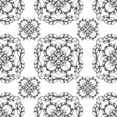 Obraz premium seamless floral pattern