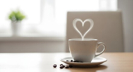 cup of coffee on a table
