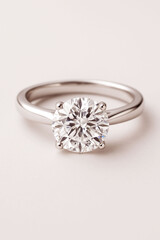 Elegant Solitaire Diamond Ring Images,  A Timeless Symbol of Love and Luxury