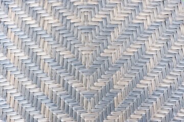 Close-up of Woven Bamboo Texture, Traditional Handcrafted Pattern