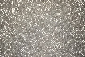 Detailed View of Carpet Back, Handmade Textile Texture Close-up