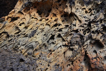 solidified lava rock