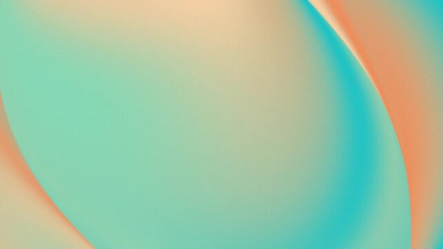 Aqua and Coral Reef Abstract Gradient Wave Looping