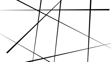 Random geometric line pattern on a black backdrop background. Random line low poly pattern. abstract seamless line vector. 