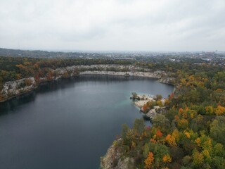 Zakrzówek - Kraków - Polska - widok z drona
