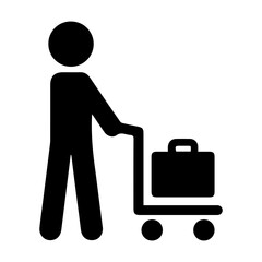 Traveler with Luggage