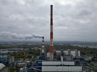 Kraków - Nowa Huta - Polska - widok z drona