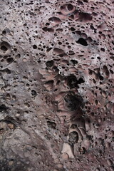 solidified lava rock