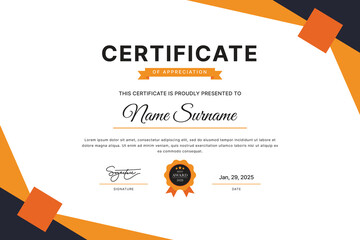 Certificate Template Design