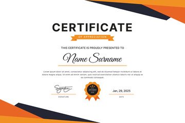 Certificate Template Design